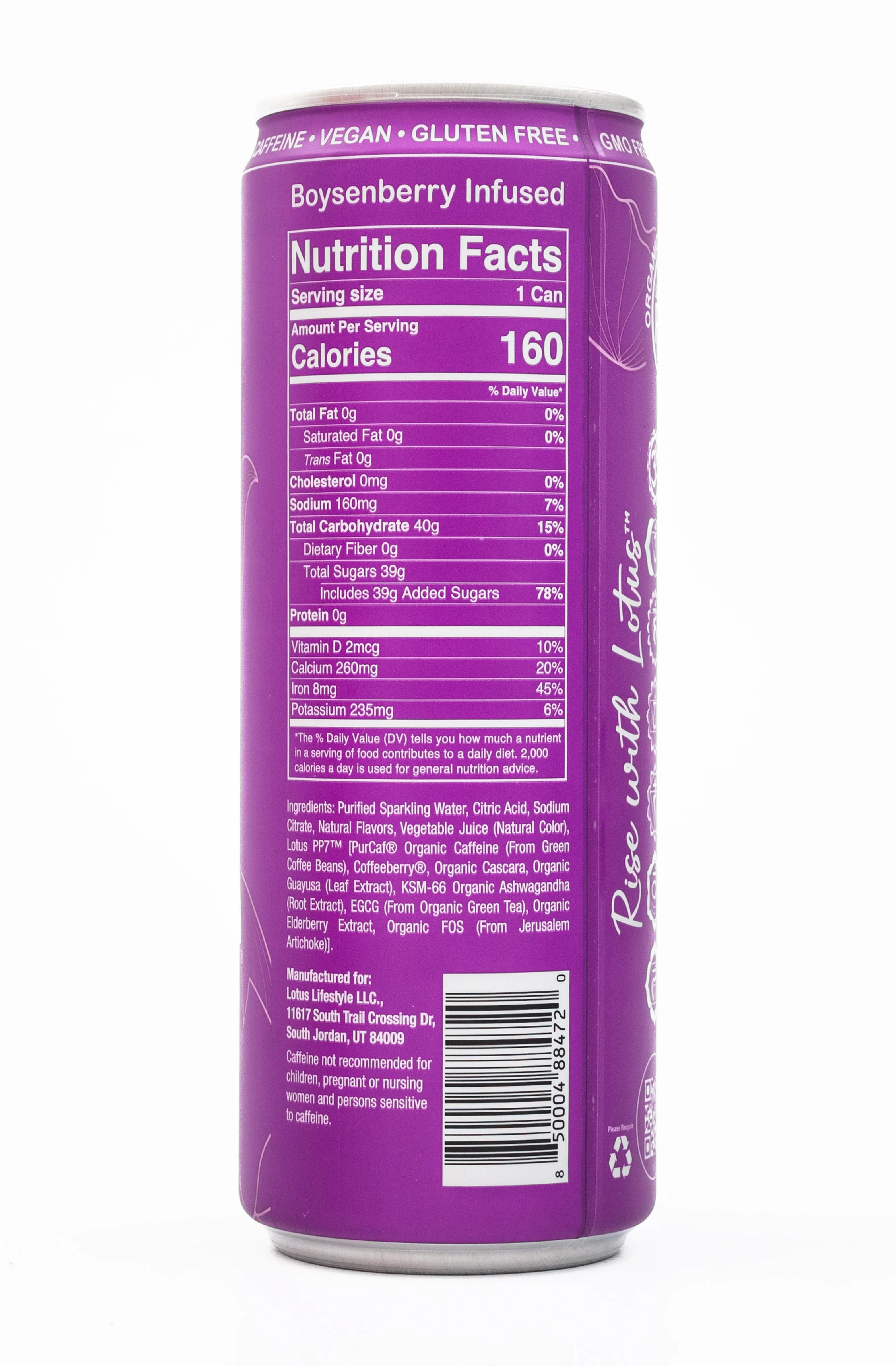 Purple Lotus Plant Power Drink⢠(cane sugar) - Image 3