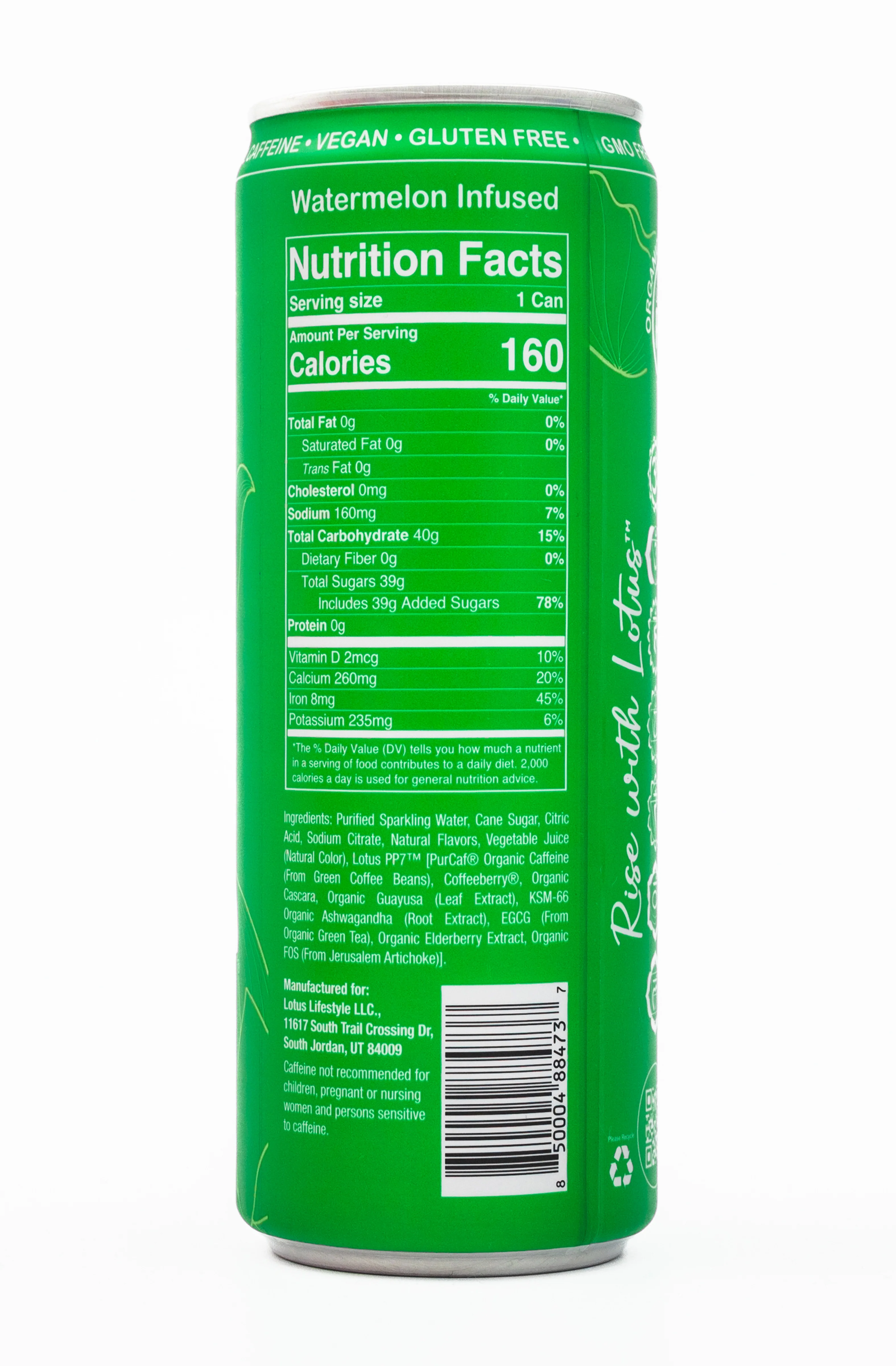 Green Lotus Plant Power Drink™ (cane sugar) - Image 3