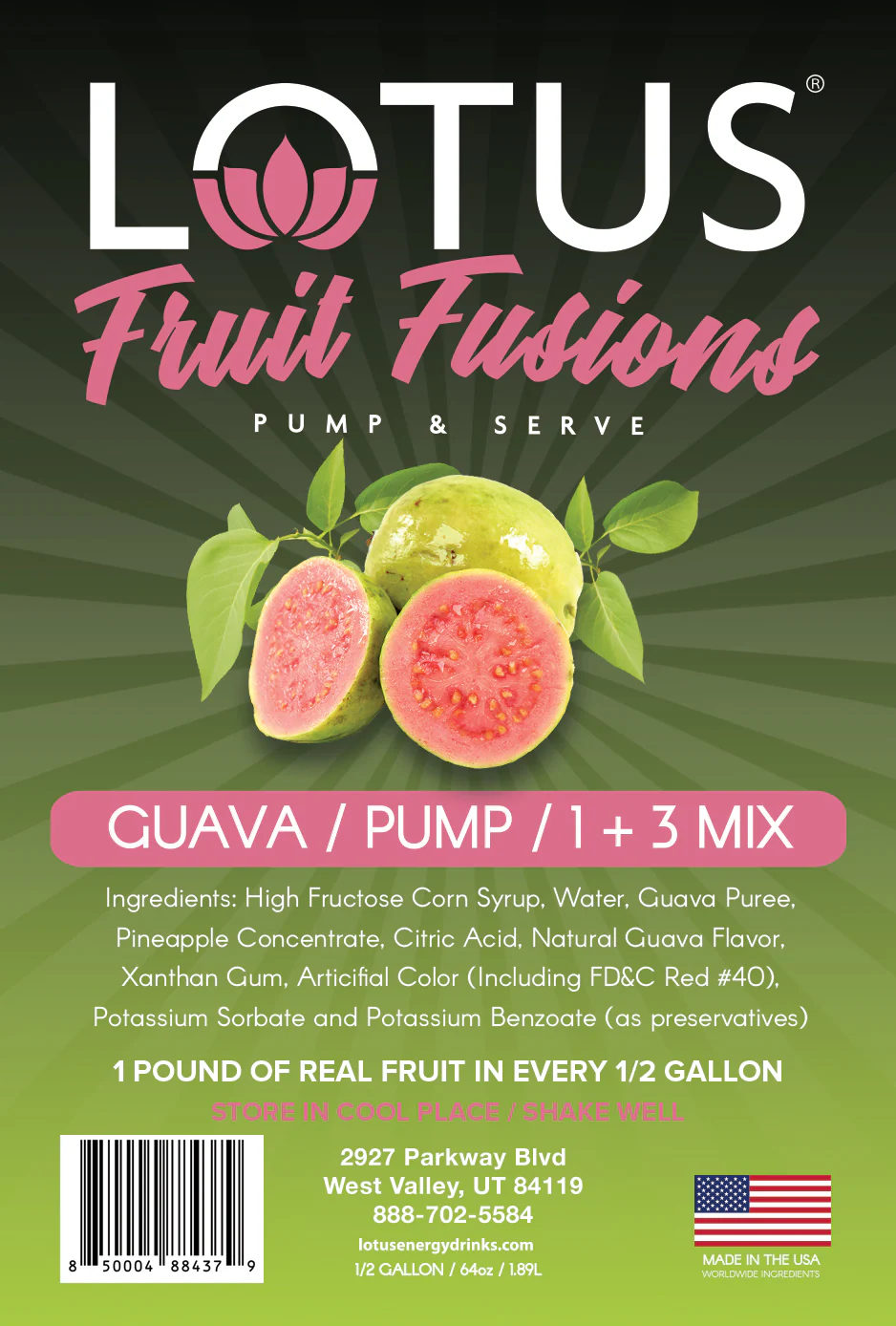 Guava Lotus Fruit Fusion Concentrate - Image 2