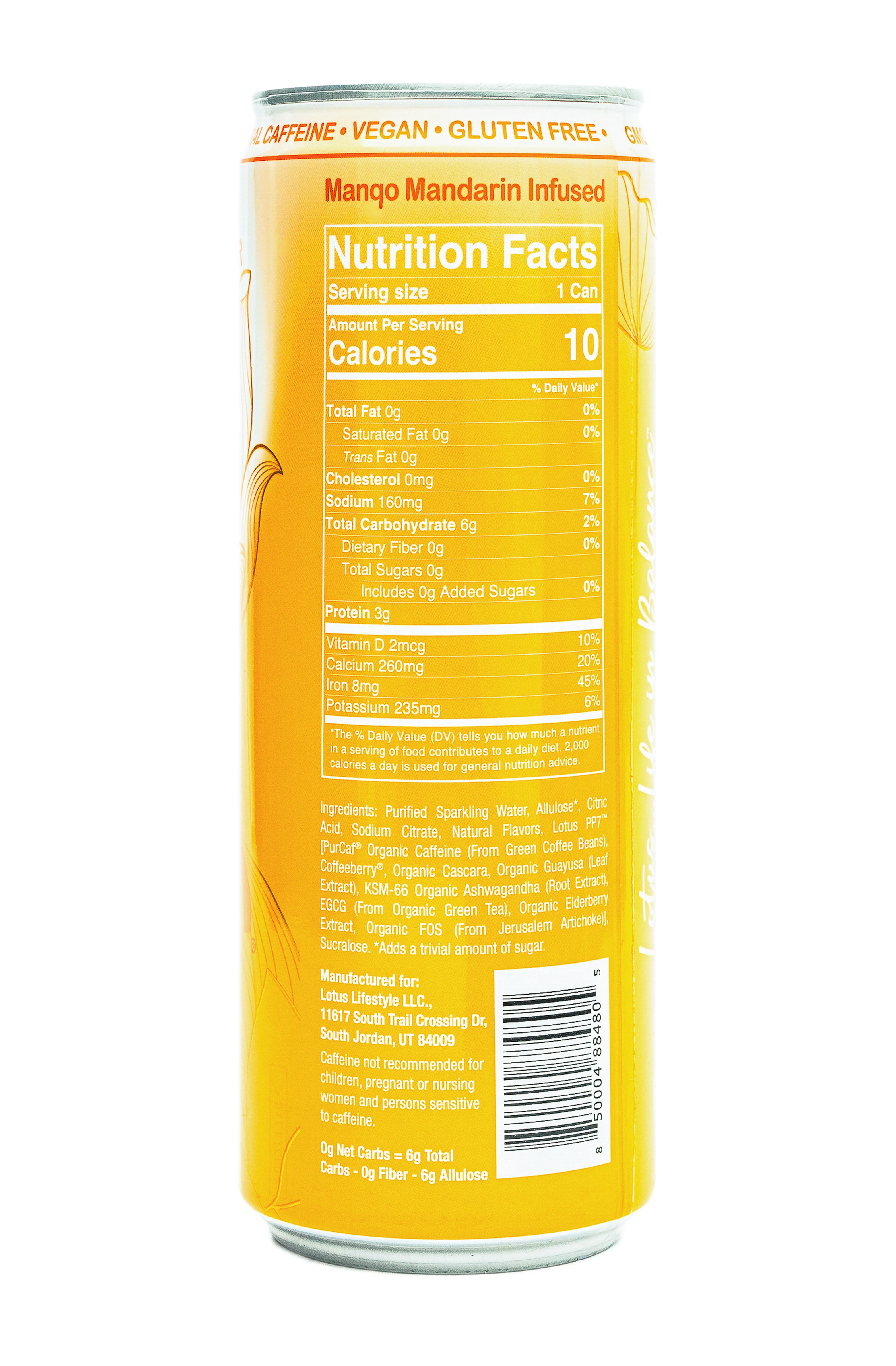 Orange Lotus Plant Power Drink™ (zero sugar) - Image 3